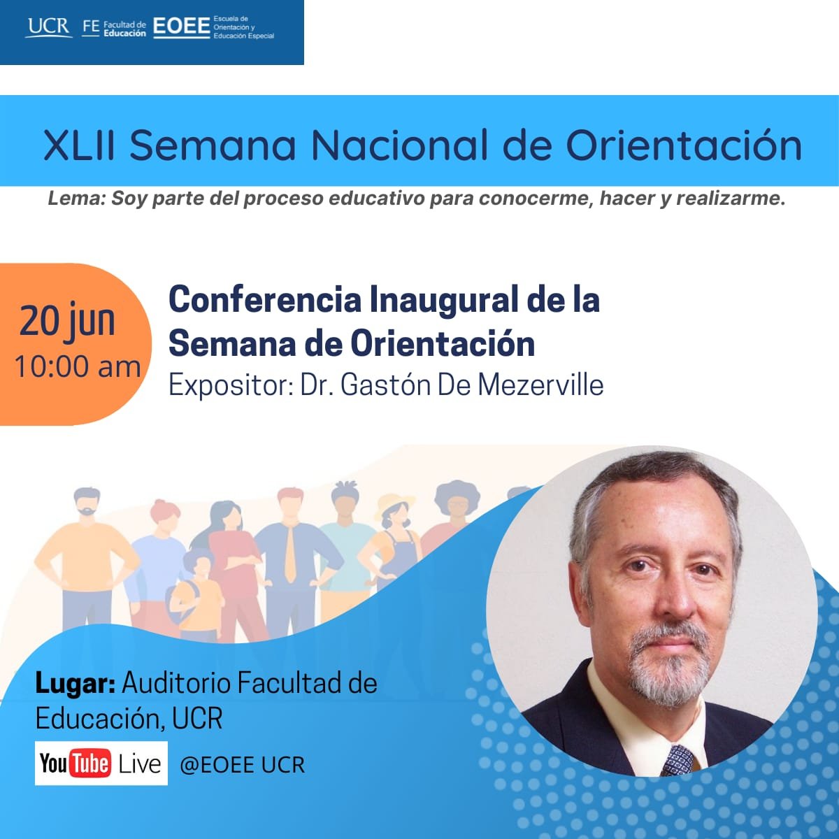 Afiche Conferencia Inaugural Semana Nacional de Orientación.