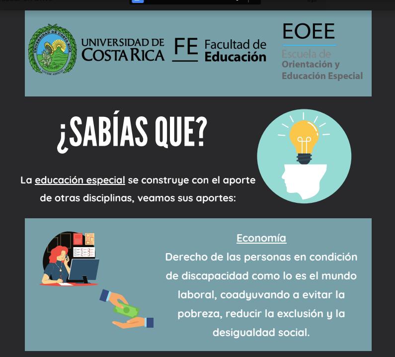 Portada de infografía "¿Sabías qué?" sobre los aportes de la educación especial.