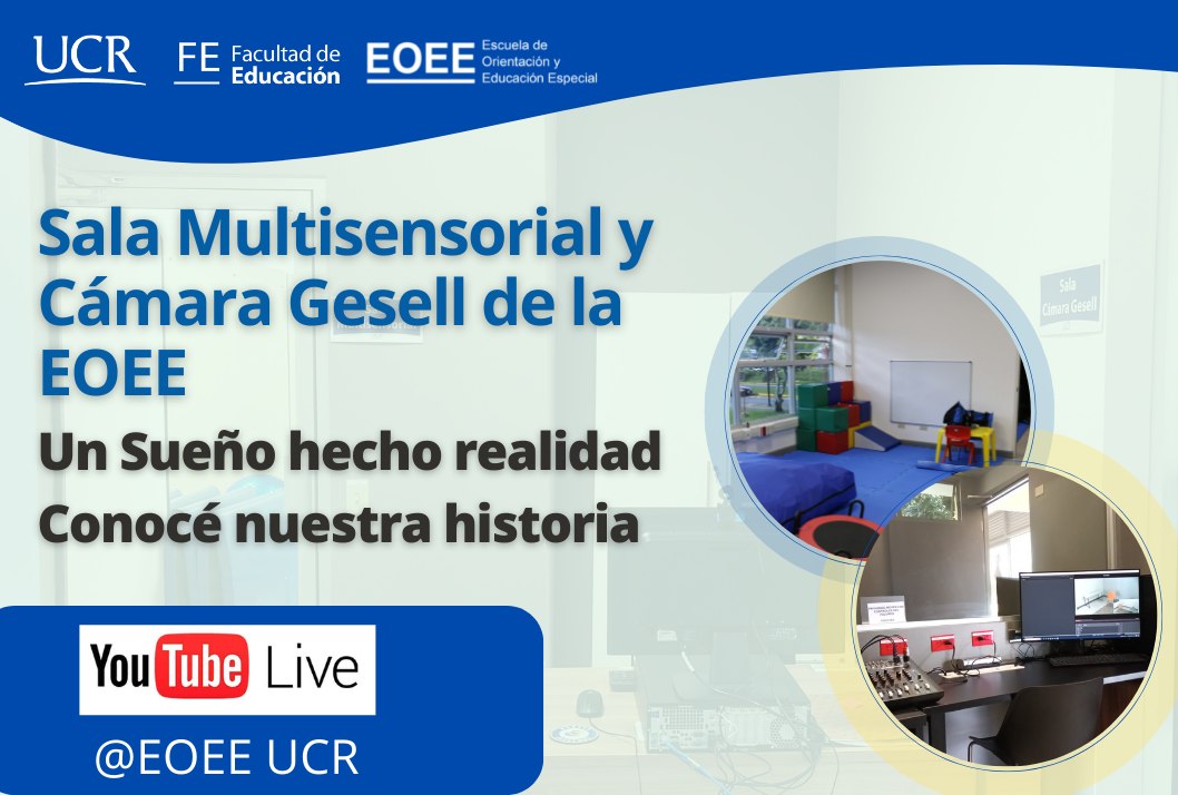 Afiche Cámara de Gesell y Sala Multisensorial de la EOEE: Un Sueño hecho realidad