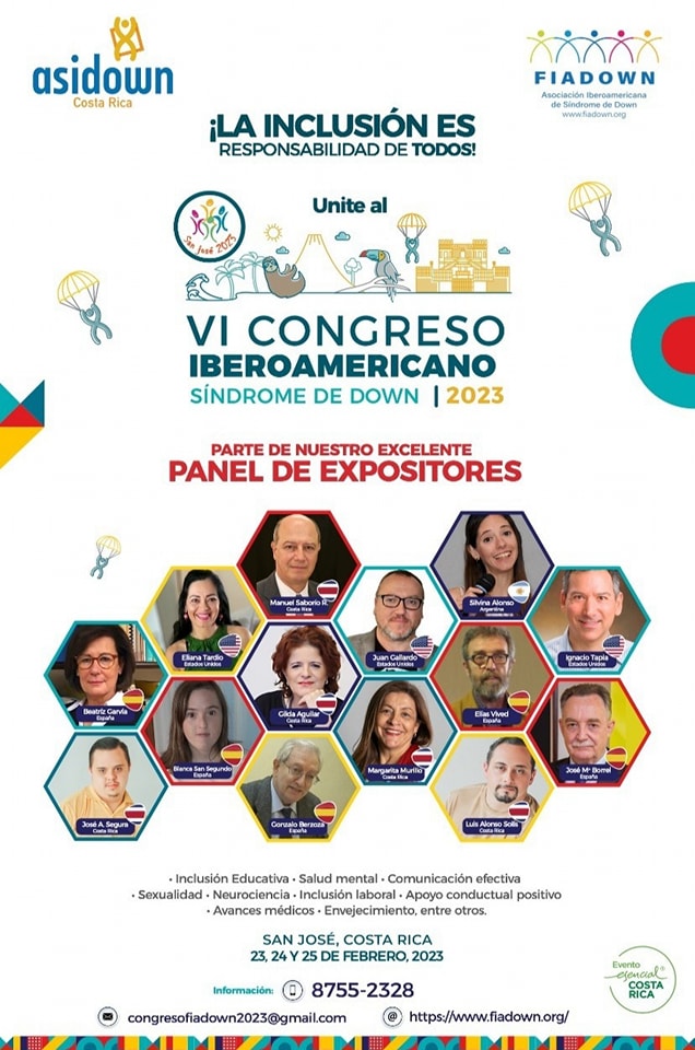 Afiche Congreso Iberoamericano Síndrome de Down