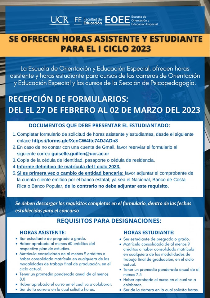 Afiche con texto igual a la publicación.