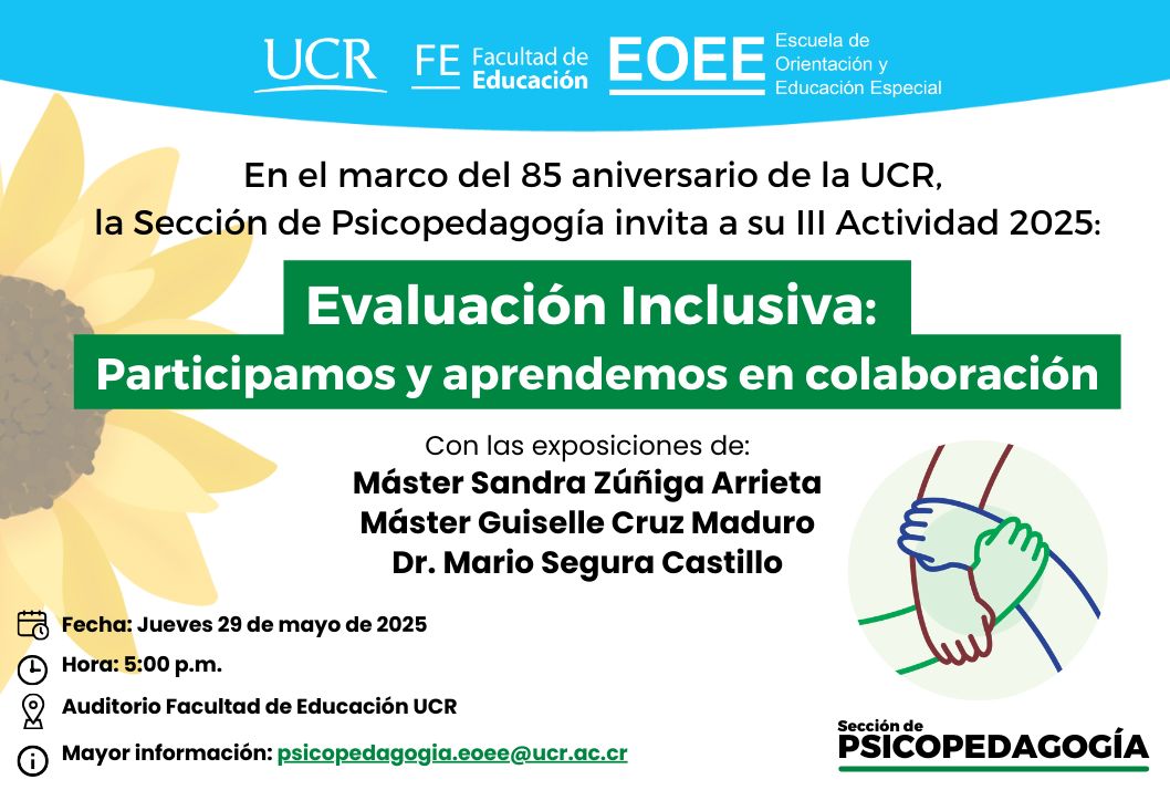 Afiche con información igual a la publicación.