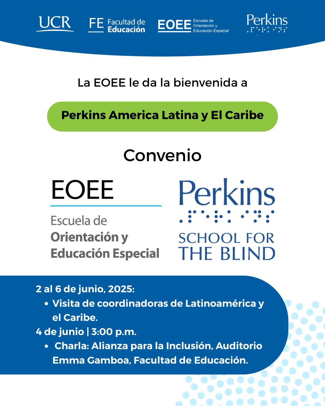 Afiche con información igual a la publicación.