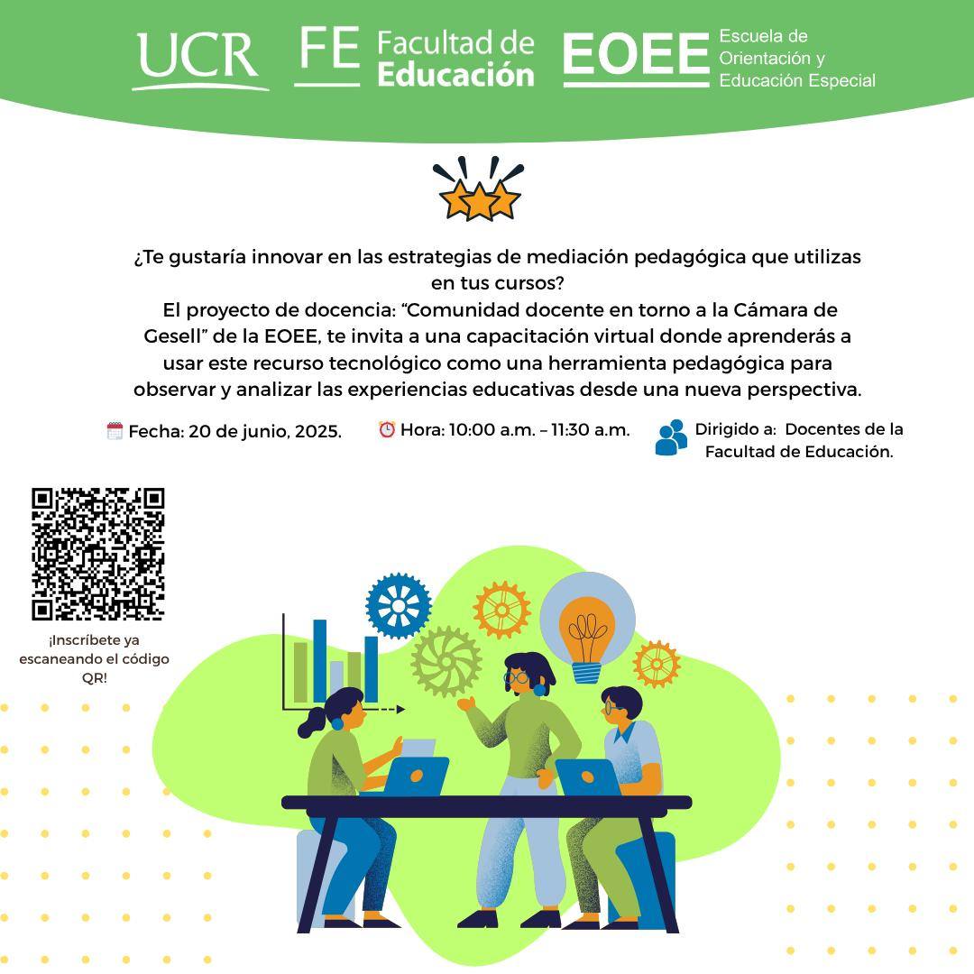 Afiche con información igual a la publicación y código QR para el enlace mostrado.