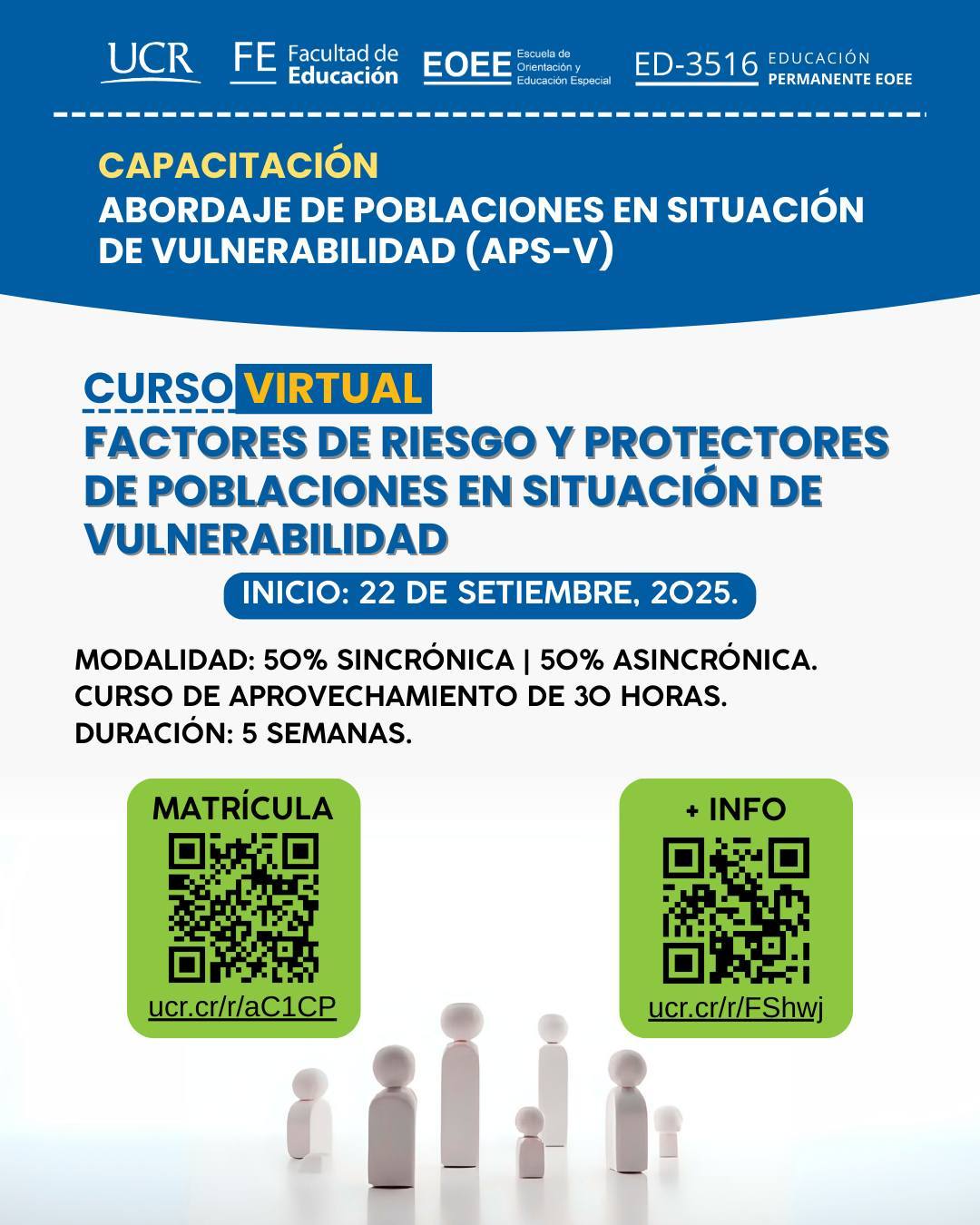 Afiche con información igual a la publicación.