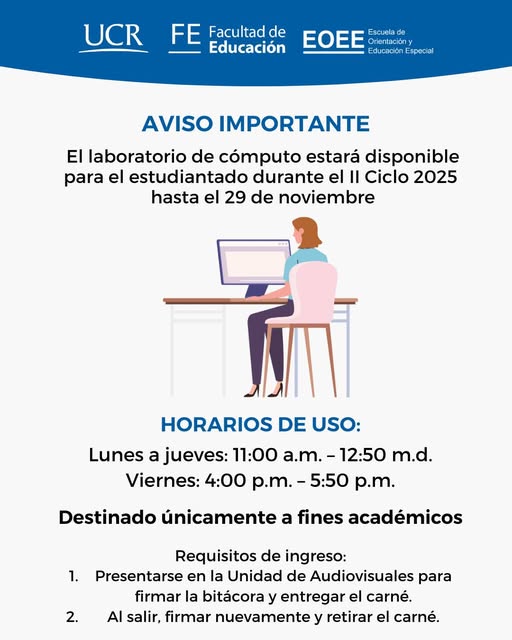 Afiche con información igual a la publicación.